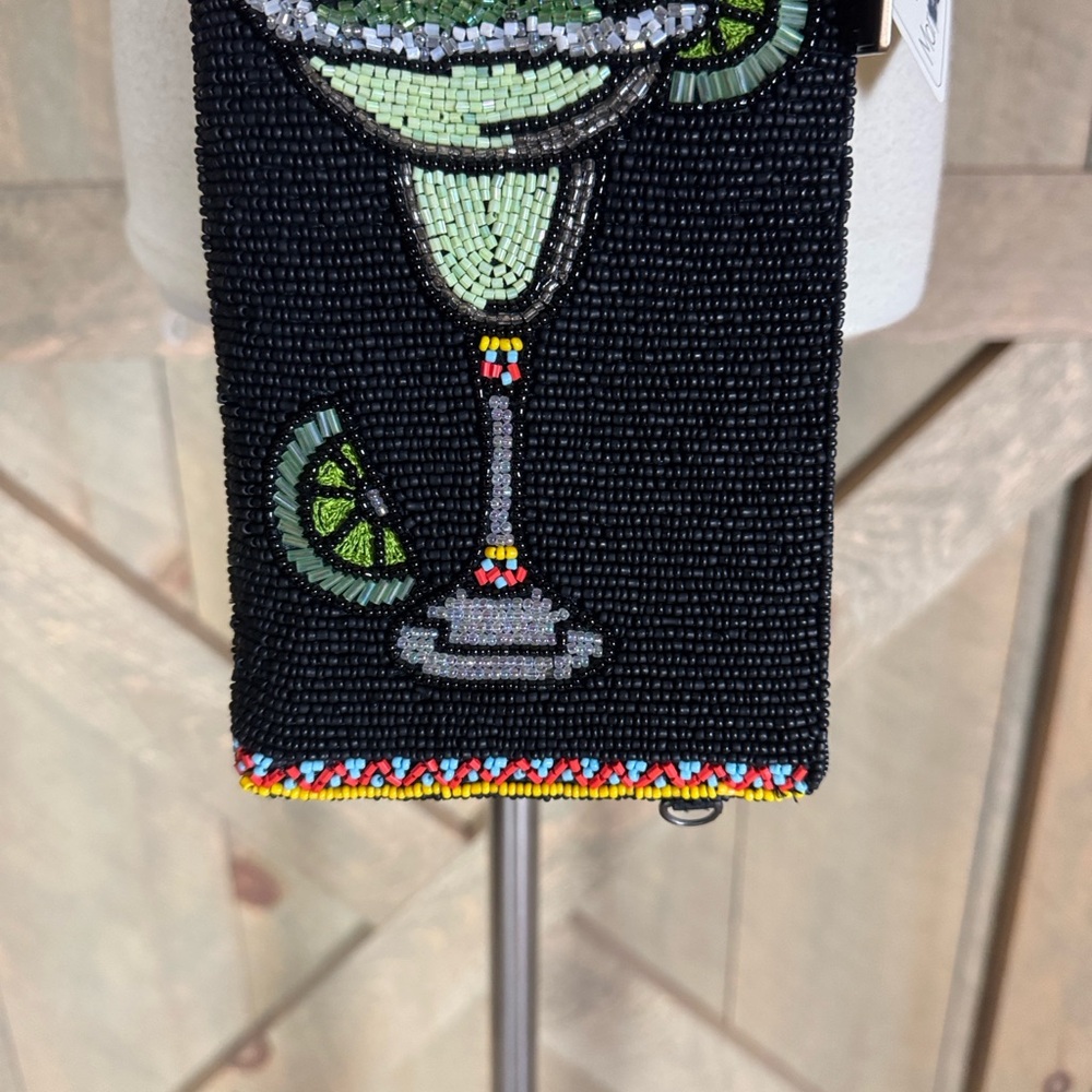 Mary Francis Salty beaded crossbody handbag with margarita New with tag - Picture 7 of 13